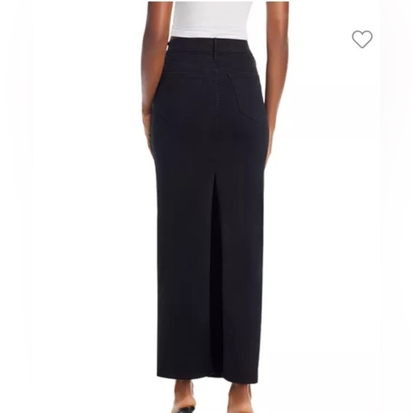 Mother women’s skirt maxi Sz 31 The Flagpole stretch cotton NWT black - Picture 3 of 7